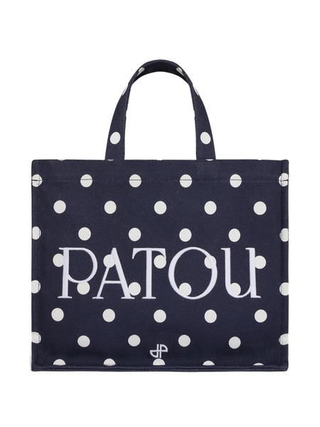  Patou Medium Logo-print Tote Bag - Blue 