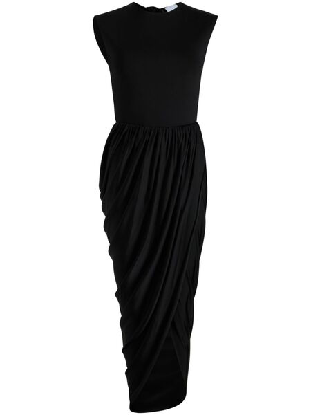  Patou Open-back Midi Dress - Black 