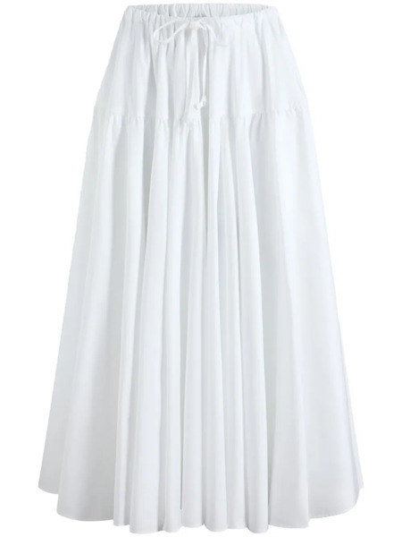  Patou Organic Cotton Maxi Skirt - White 