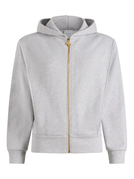  Patou Organic-cotton Zip Hoodie - Grey 