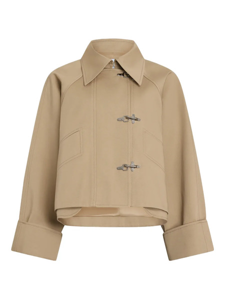  Patou Oversized Cropped Jacket - Neutrals 