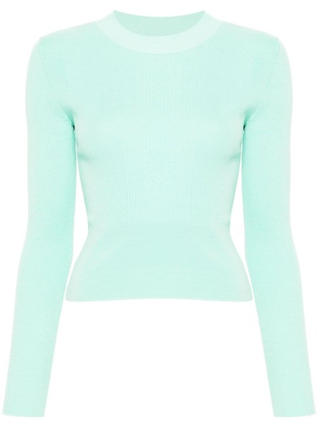  Patou Ribbed-knit Jumper - Blue 
