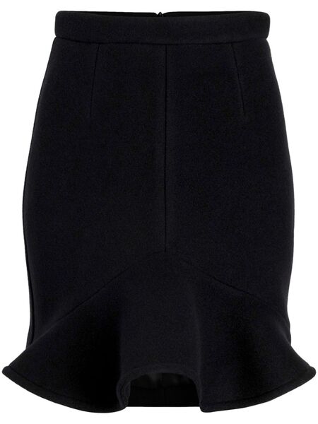  Patou Ruffle Mini Skirt - Black 