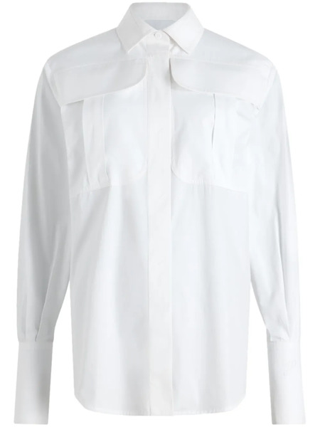  Patou Safari Poplin Shirt - White 