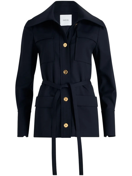  Patou Safari Twill Jacket - Blue 
