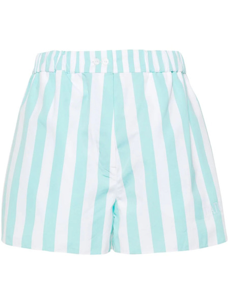 Patou Striped Cotton Boxer Shorts - Green 