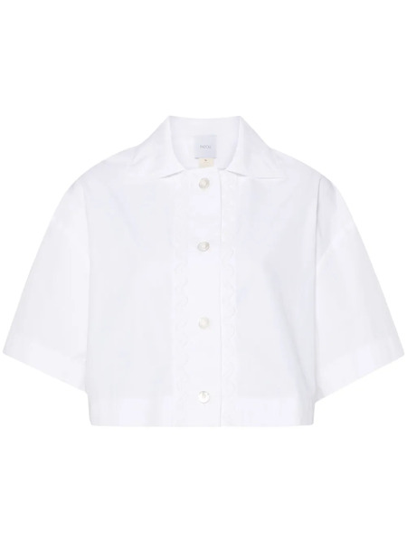  Patou Wave Cropped Shirt - White 