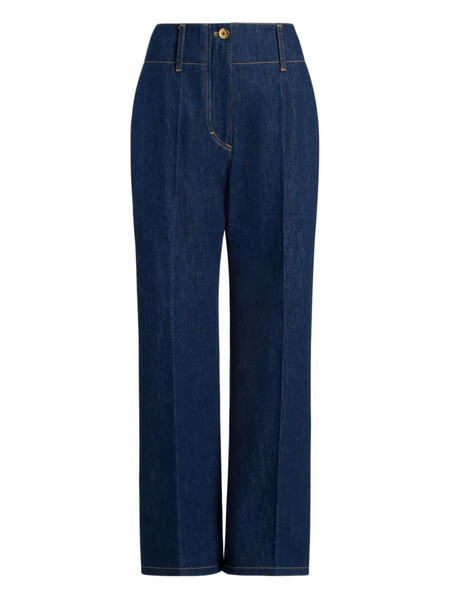  Patou Wide-waistband Jeans - Blue 