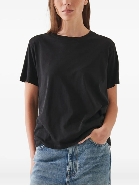  Patrick Assaraf Boyfriend Crew-neck Short-sleeve T-shirt - Black 