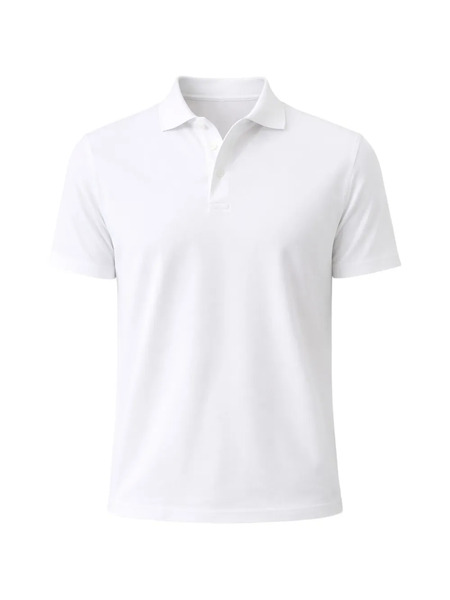  Patrick Assaraf Pima Button-up Cotton Polo Shirt - White 