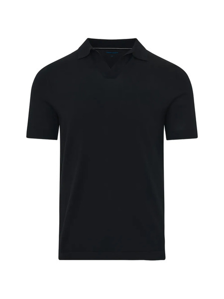  Patrick Assaraf Short-sleeve Polo-collar T-shirt - Black 