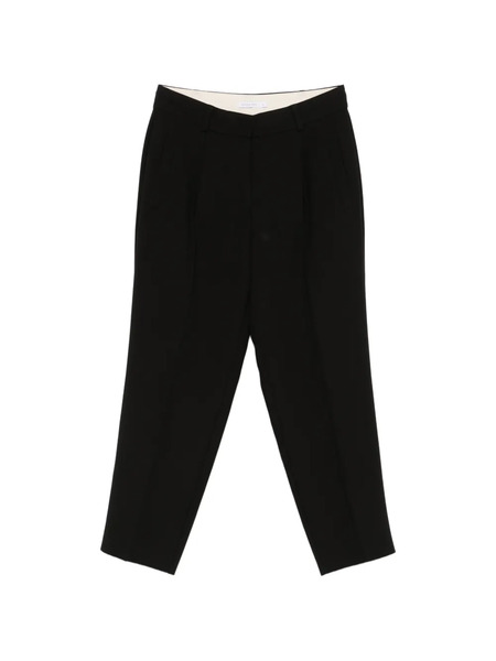  Patrizia Pepe Belt-loop Pocket Trousers - Black 
