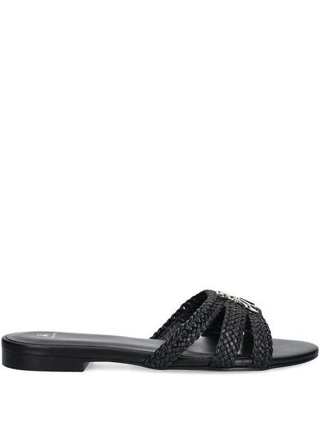  Patrizia Pepe Braided Slides - Black 