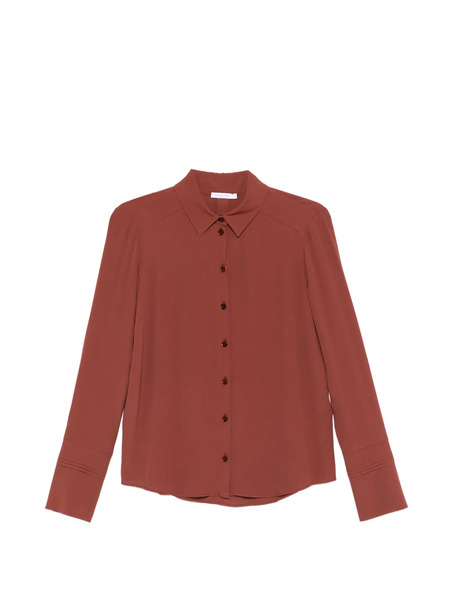  Patrizia Pepe Button-fastening Cuff Shirt - Brown 