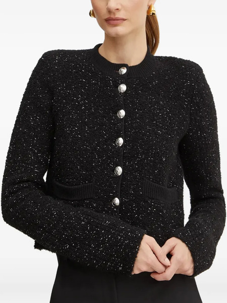  Patrizia Pepe Button Pocket Top - Black 