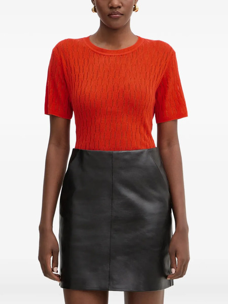  Patrizia Pepe Cable-knit Sweater - Red 