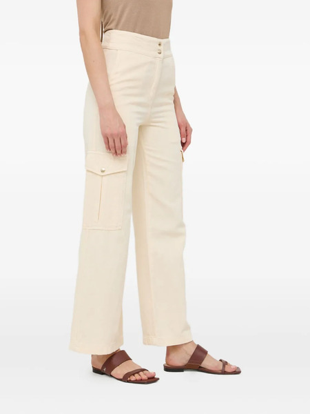  Patrizia Pepe Cargo-pocket Pants - Neutrals 