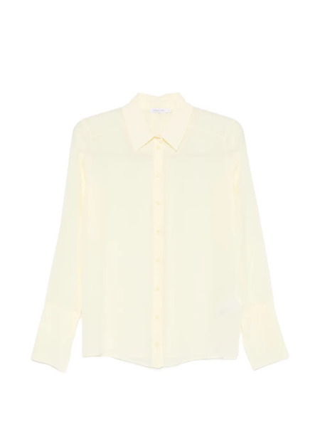  Patrizia Pepe Crepe Long-sleeve Shirt - Neutrals 
