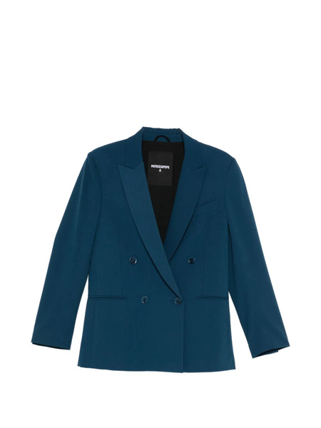  Patrizia Pepe Double-breasted Blazer - Blue 