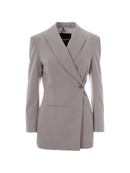  Patrizia Pepe Double-breasted Blazer - Grey 