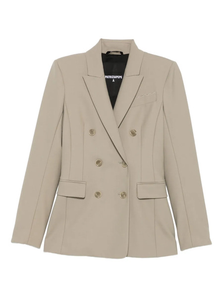  Patrizia Pepe Double-breasted Blazer - Neutrals 