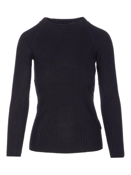  Patrizia Pepe Essential Long-sleeves Sweater - Black 