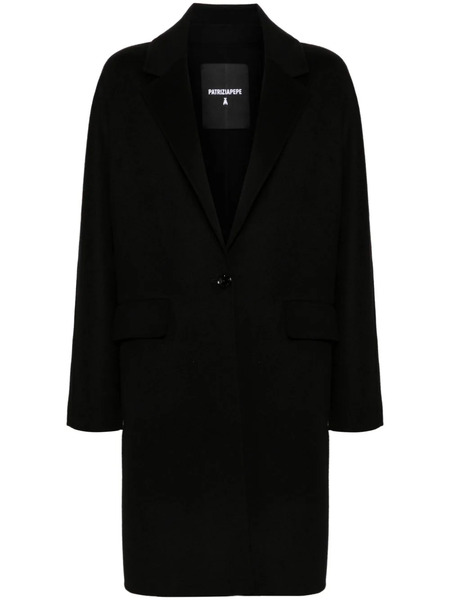  Patrizia Pepe Felted Coat - Black 