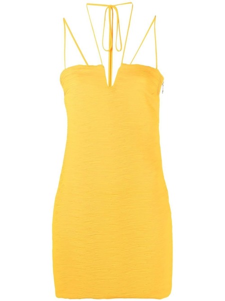  Patrizia Pepe Fitted Mini Dres - Orange 