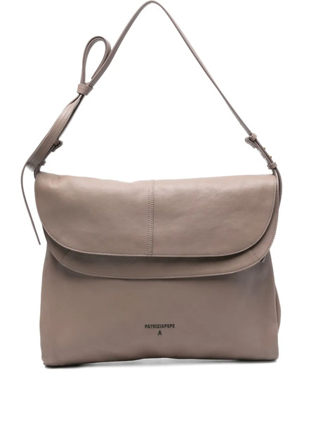  Patrizia Pepe Flap Shoulder Bag - Brown 