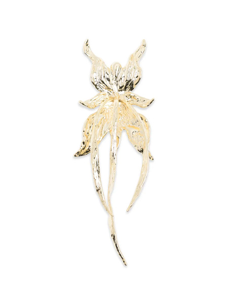  Patrizia Pepe Flower Brooch - Gold 