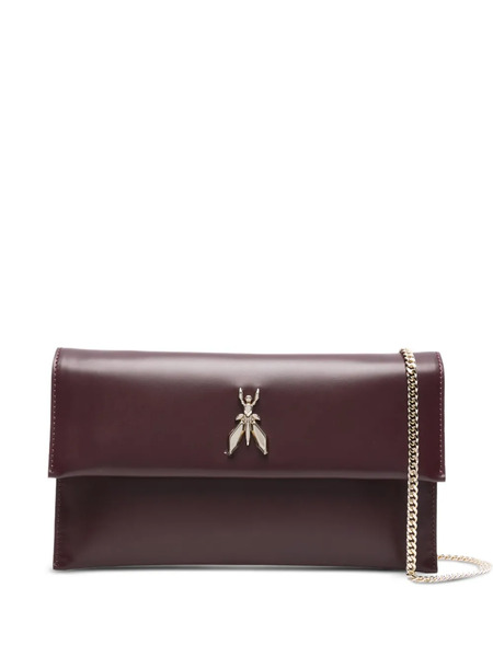  Patrizia Pepe Fly-logo Clutch Bag - Red 