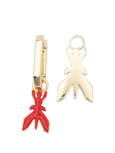  Patrizia Pepe Fly-logo Earrings - Gold 
