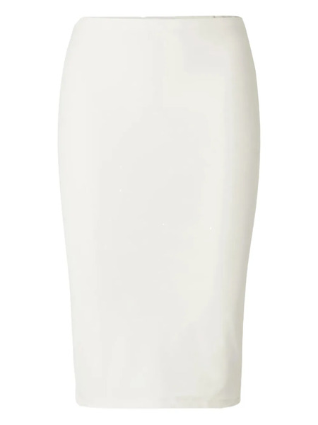  Patrizia Pepe Gonna Midi Skirt - White 