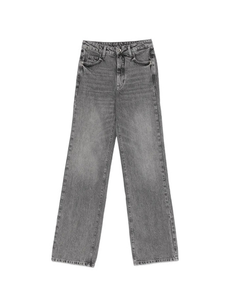  Patrizia Pepe High-waisted Regular Fit Jeans - Grey 