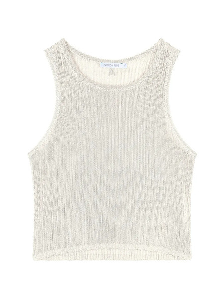  Patrizia Pepe Knitted Tank Top - Neutrals 