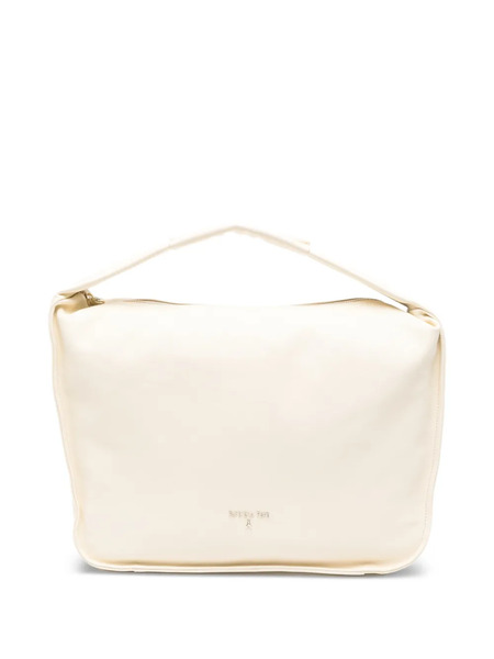  Patrizia Pepe Large Leather Shoulder Bag - Neutrals 