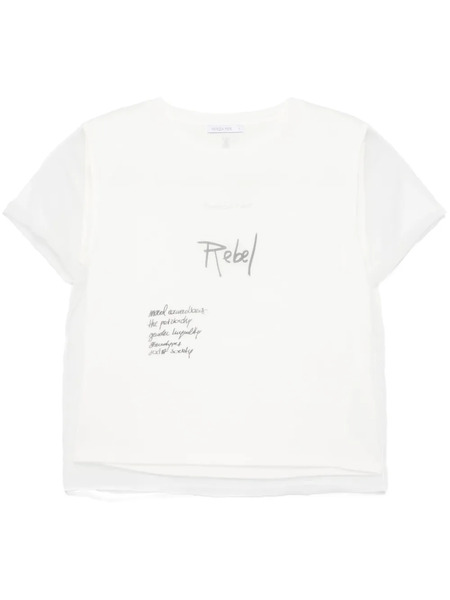  Patrizia Pepe Layered T-shirt - White 