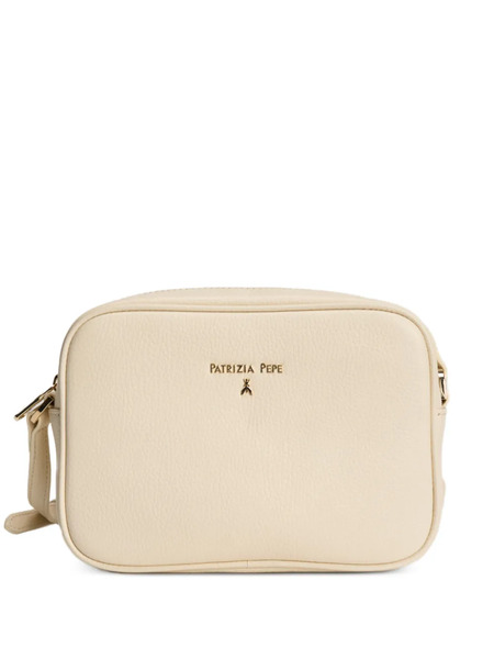  Patrizia Pepe Logo Crossbody Bag - Neutrals 