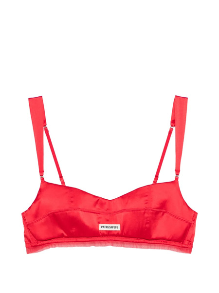  Patrizia Pepe Logo-detail Bra - Red 
