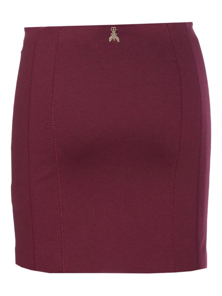  Patrizia Pepe Logo-embellished Mini Skirt - Purple 