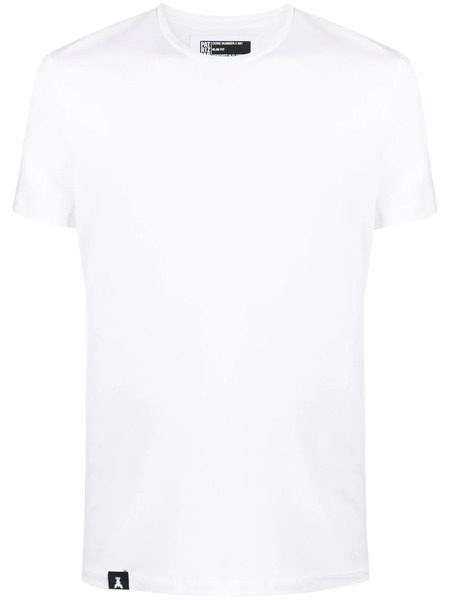  Patrizia Pepe Logo Hem T-shirt - White 