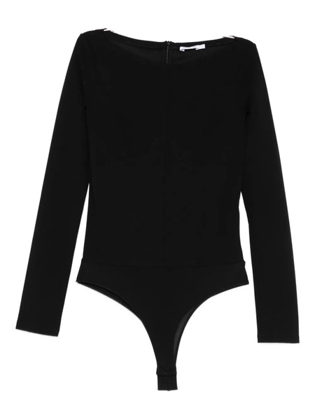  Patrizia Pepe Long-sleeve Bodysuit - Black 
