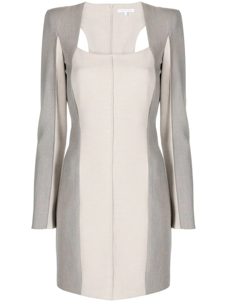  Patrizia Pepe Long-sleeve Minidress - Neutrals 