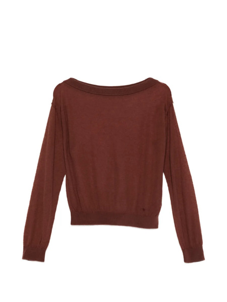  Patrizia Pepe Long-sleeve Sweater - Brown 