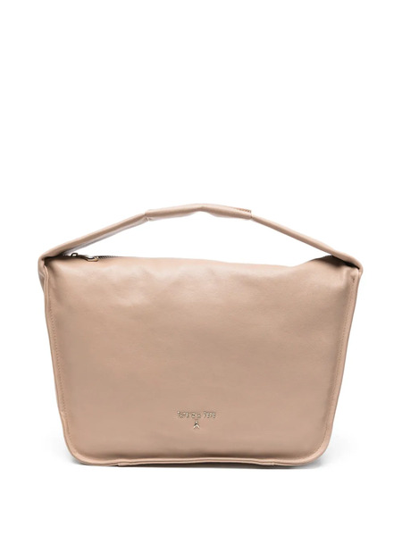  Patrizia Pepe Medium Leather Tote Bag - Neutrals 