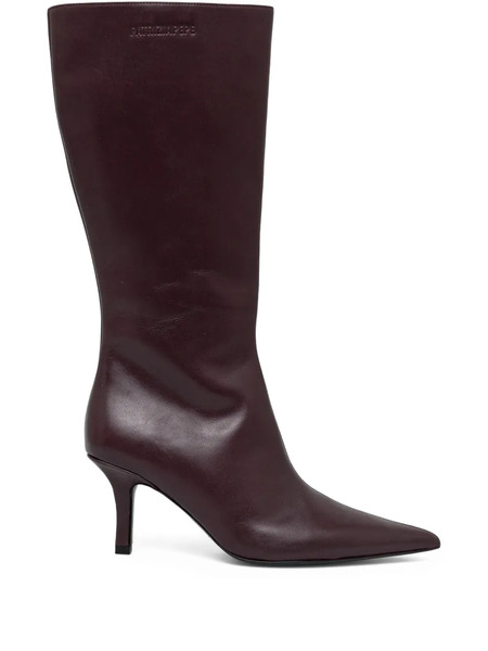 Patrizia Pepe 75mm Pointed-toe Boots - Red 