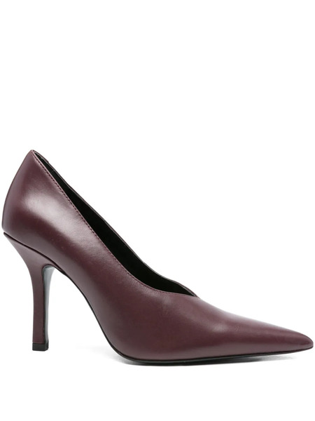  Patrizia Pepe 100mm Pointed-toe Stiletto Pumps - Purple 