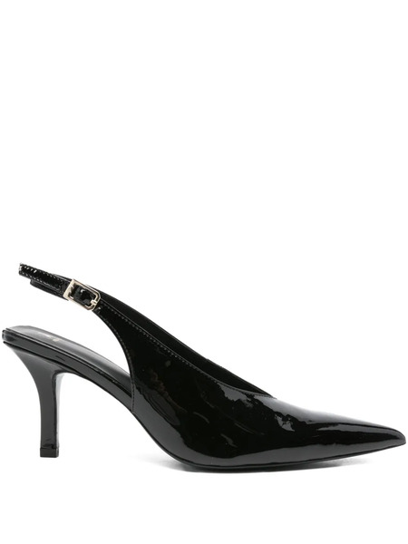  Patrizia Pepe 80mm Slingback Pointed-toe Pumps - Black 