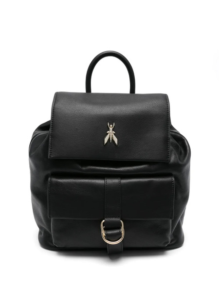  Patrizia Pepe New Business Flap Backpack - Black 