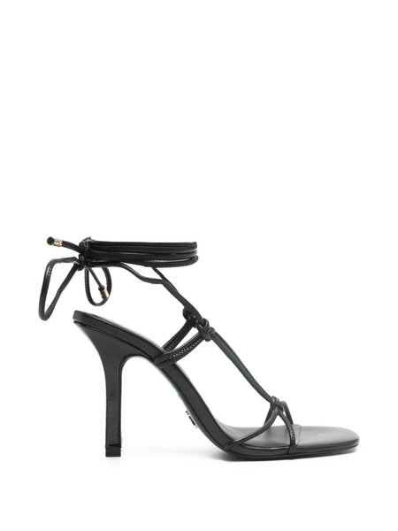  Patrizia Pepe New Square Heeled Sandals - Black 